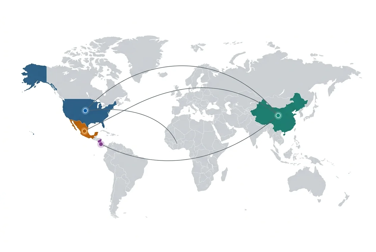 Abastecimiento regional con logística y distribución B2B