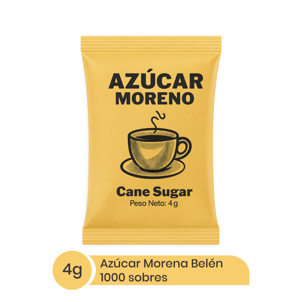 Azúcar Morena Belen 1000 sobres 4g