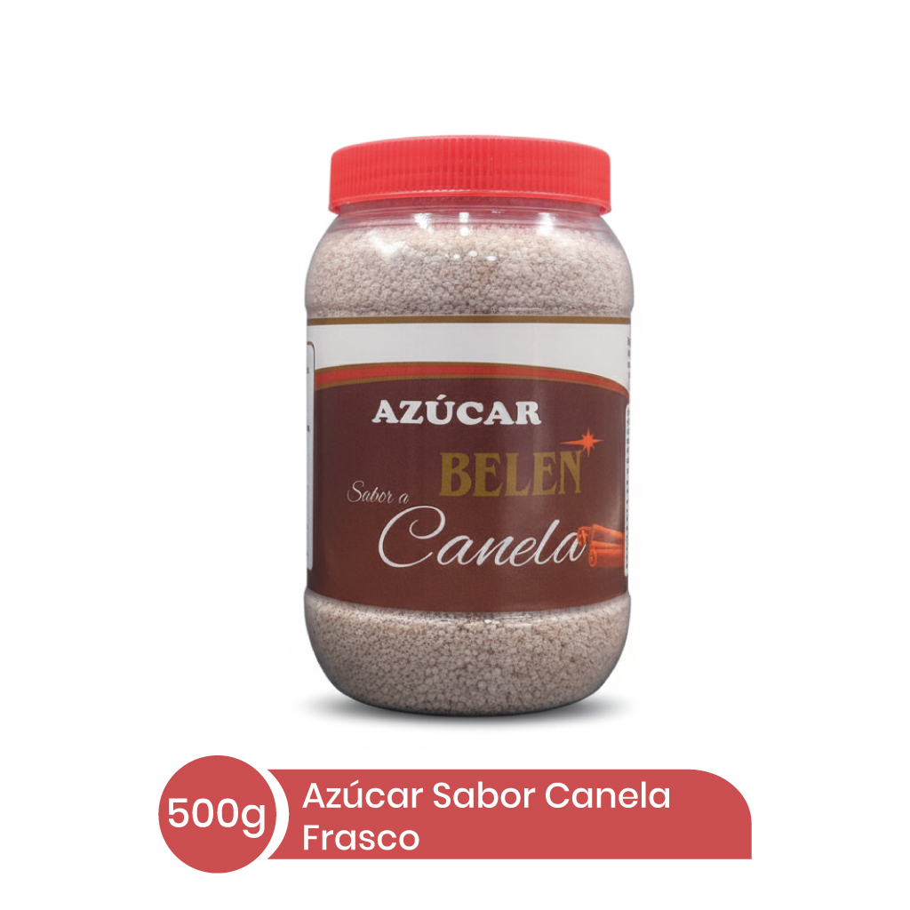 Azúcar Belen Canela Frascos 500 gramos