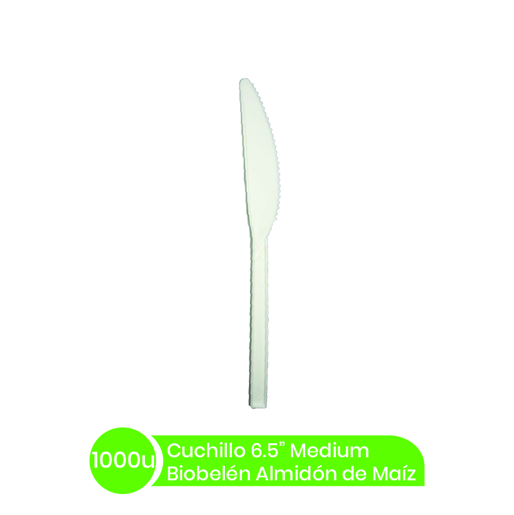 Cuchillo #6.5 BIOBELEN Medium 10x100 unid Almidon Maiz