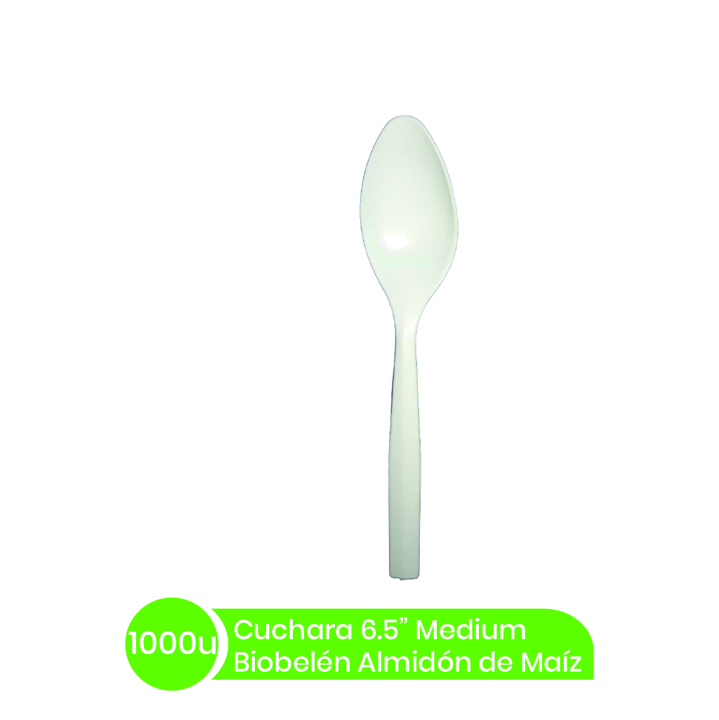 Cuchara #6.5 BIOBELEN Medium 10x100 Almidon Maiz