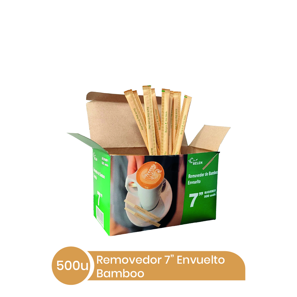 Removedor 7" Bamboo R825BWW Env papel 500 unid