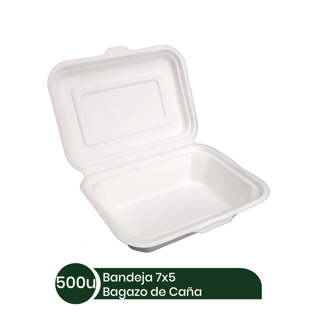 Bandeja 7x5 BIOBELEN 10x50 unid Bagazo Caña