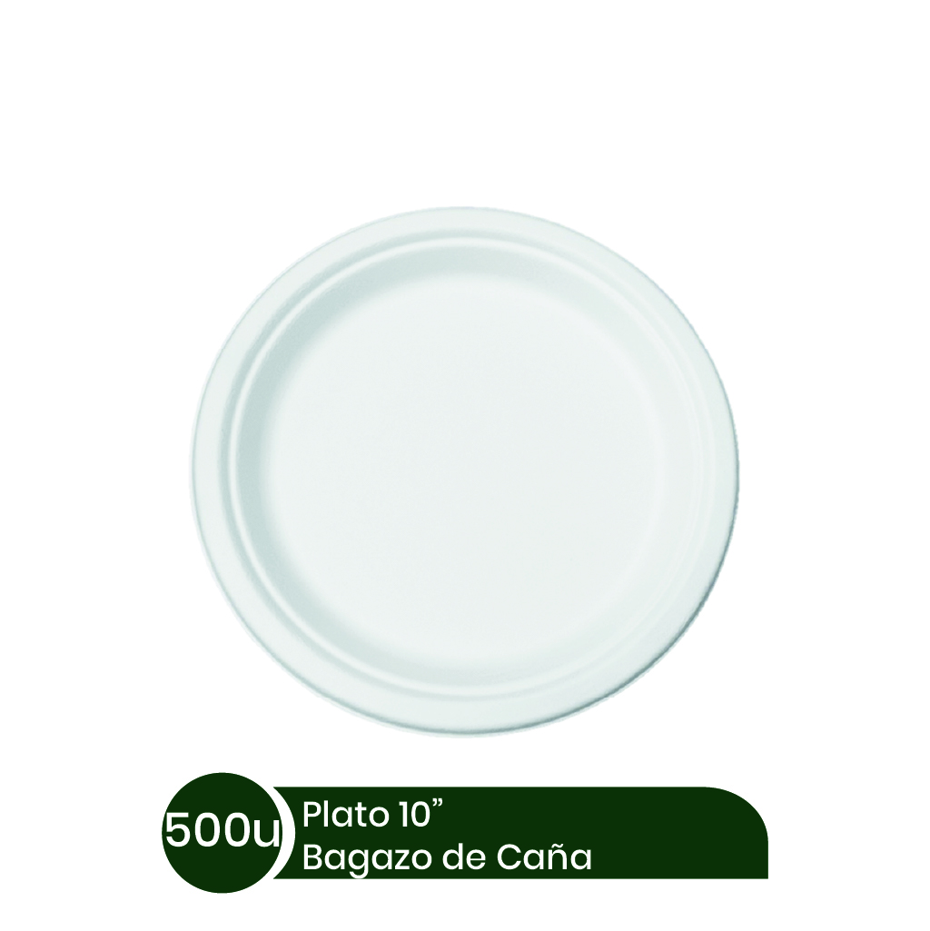 Plato #10 S/D BIOBELEN Bagazo de Caña 4x125 unid