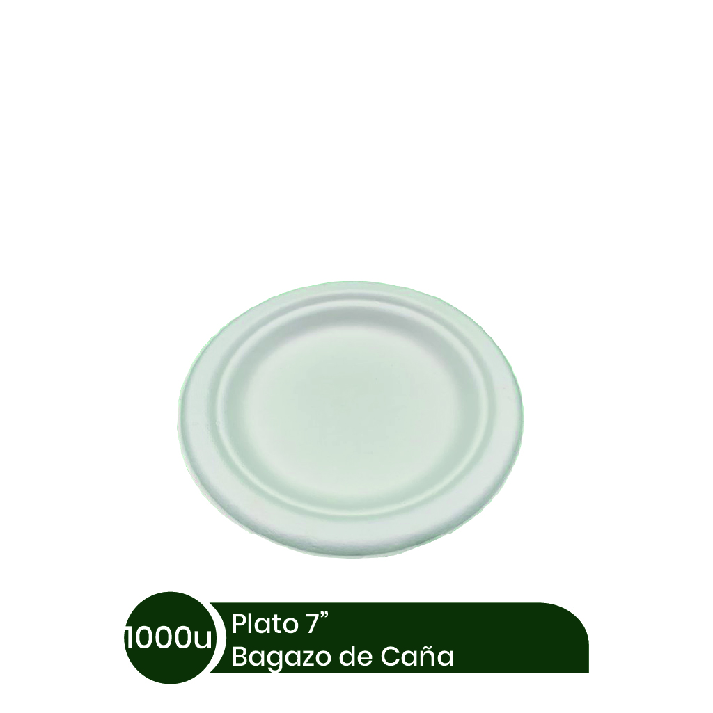 Plato #7 BIOBELEN 8x125 unid Bagazo Caña