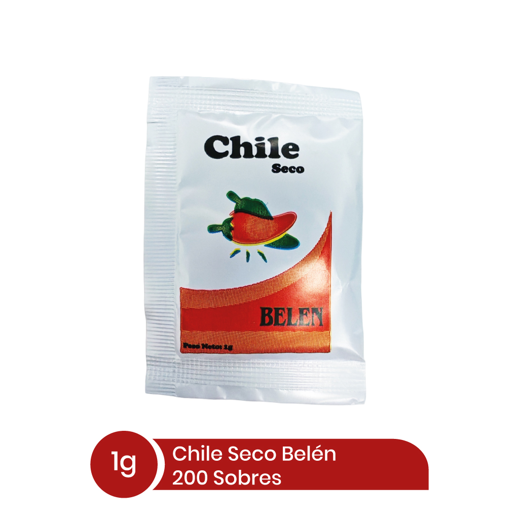 Chile Seco Belen 200 sobres 1g