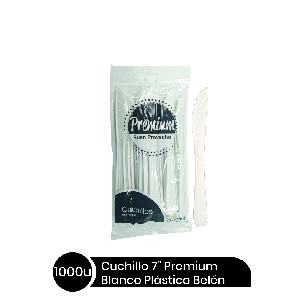 Cuchillo #7 EB PREMIUM BUEN PROVECHO Plast Blanco