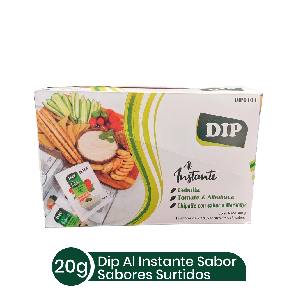 Dip Instantaneo Belen 15 sobres Sabores surtidos