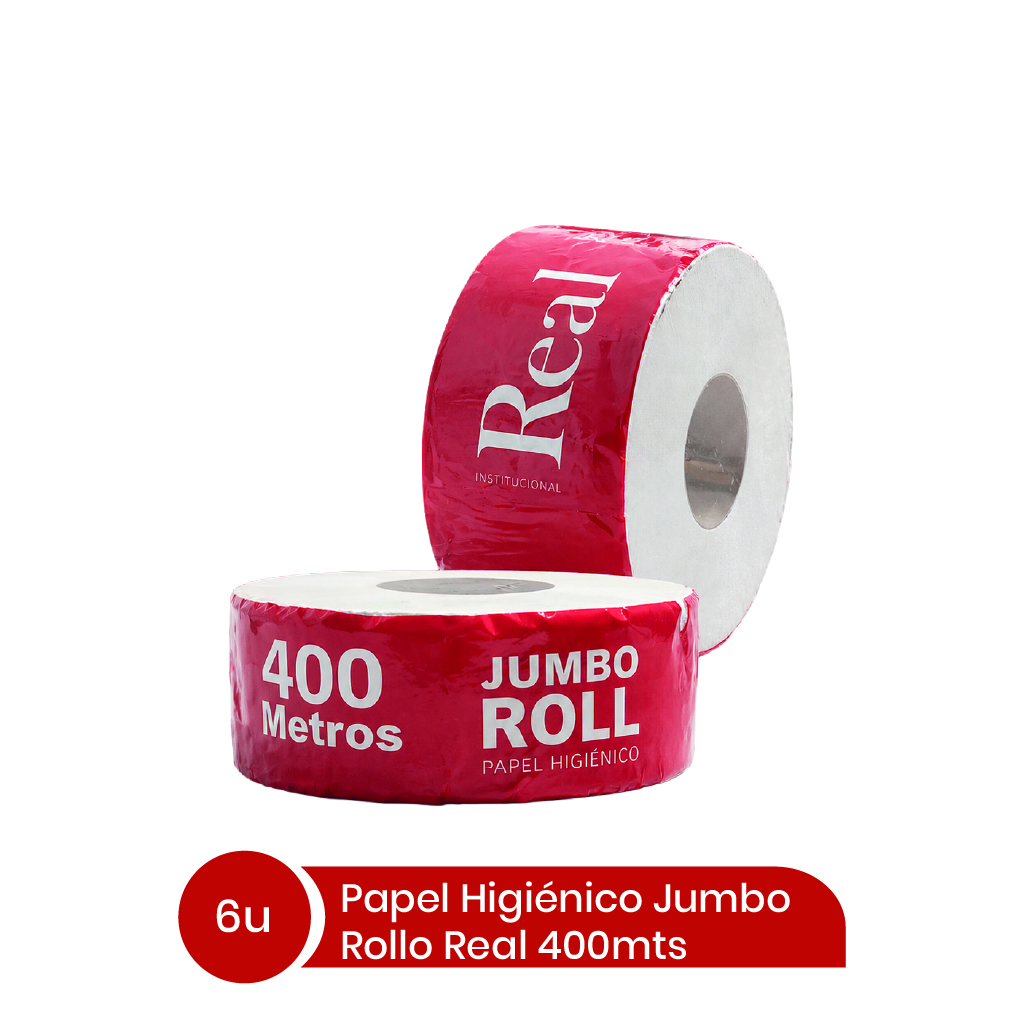 Papel. Hig. Jumbo Roll 6X400