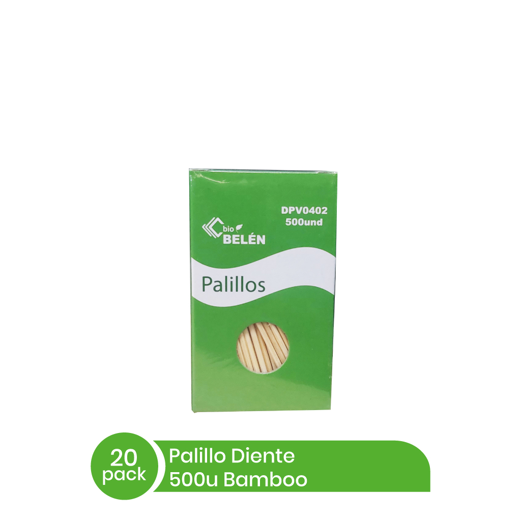 Palillos de dientes bambú EB sin envoltura