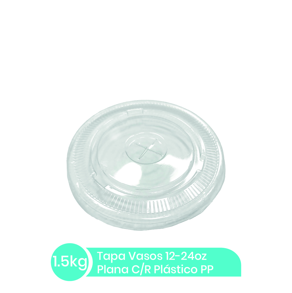 Tapa #12-16-24 Trans Plana Plast Batidos EB 10x100