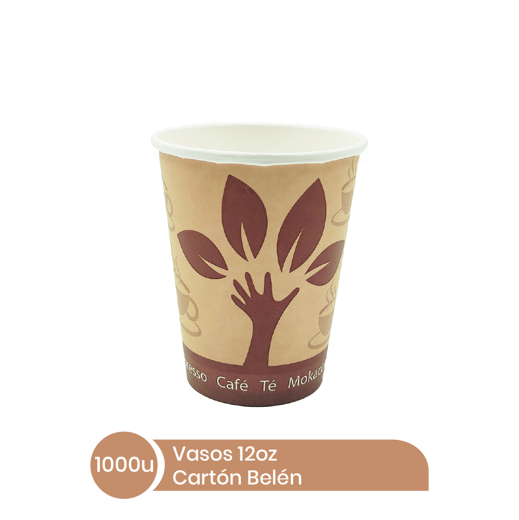 Vasos #12 Hot Belen VR3 Carton 40x25 unid