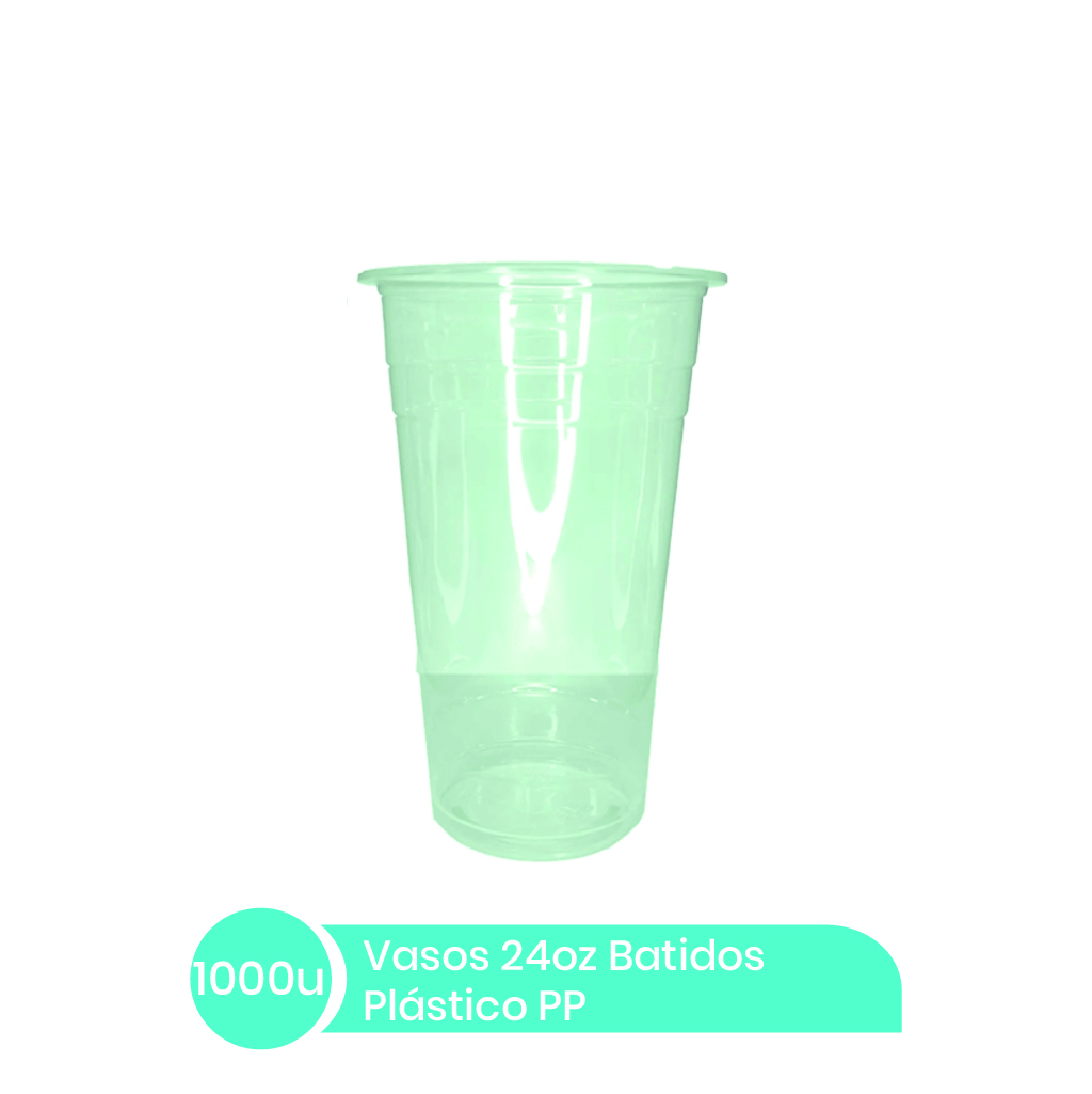 Vasos #24 Trans PP Batidos EB 20x50 unid