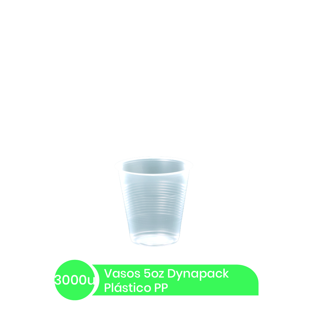 Vasos #5 Dynapack PP Transp 120x25