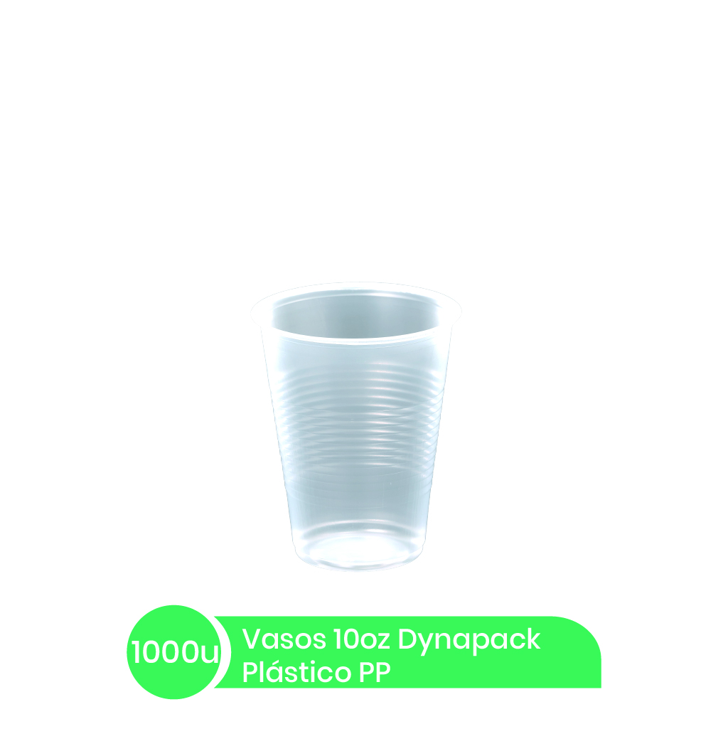 Vasos #10 Dynapack PP Transp 40x25