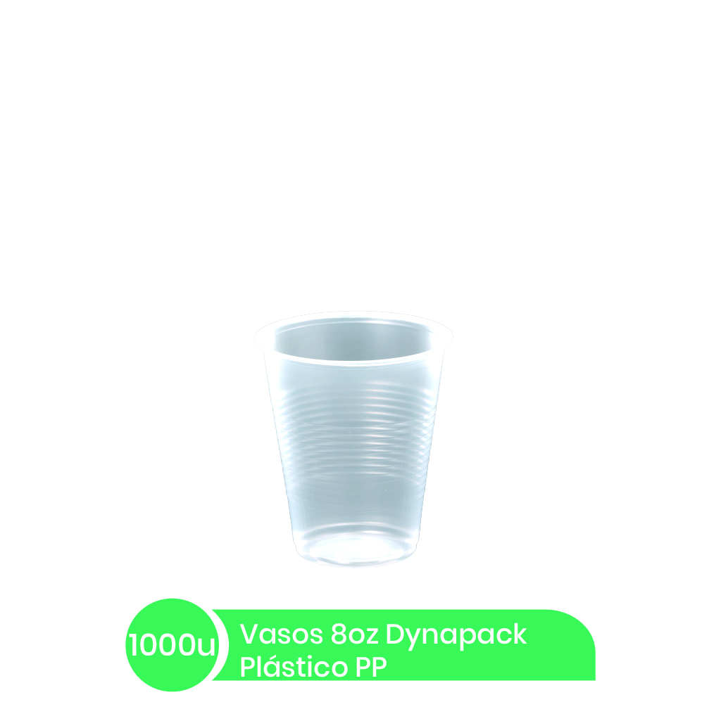 Vasos #8 Dynapack PP Transp