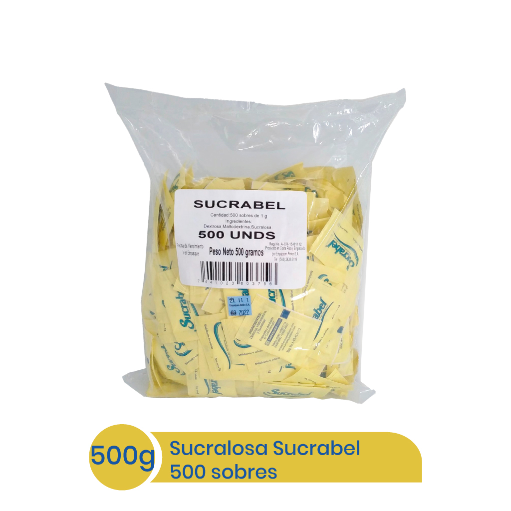 Sucrabel 500 sobres 1g